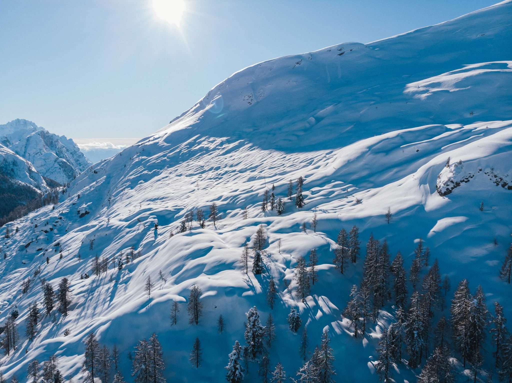 Versanti nord-est di Lavinores. Cortina d'Ampezzo