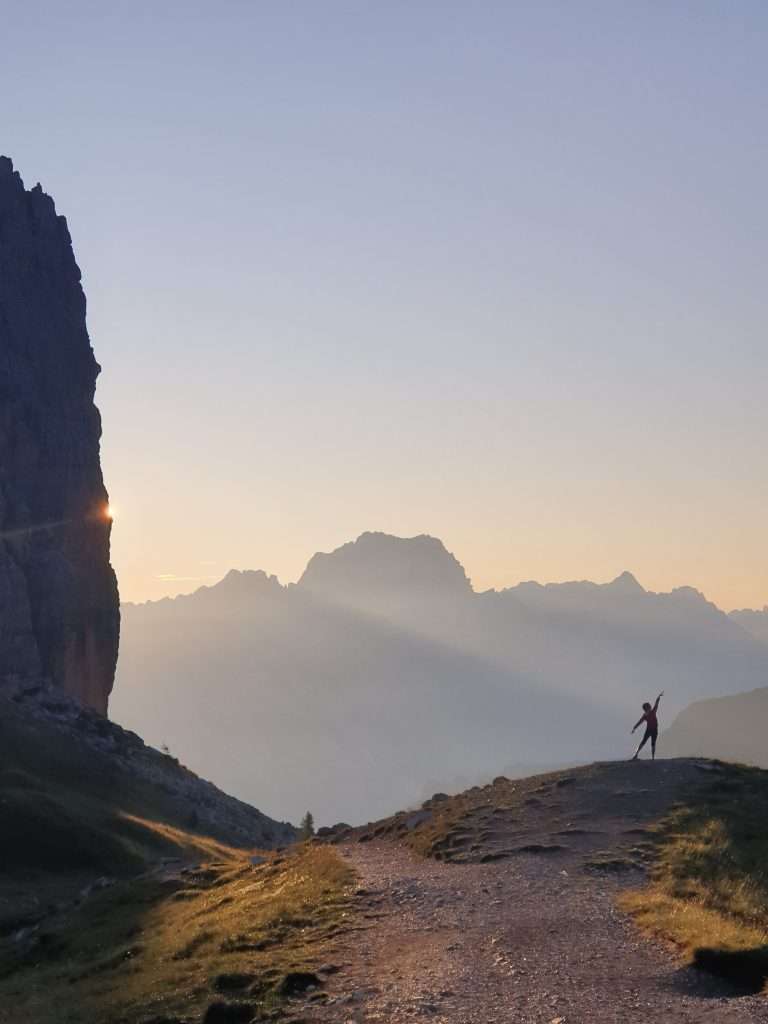 Yoga in estate a Cortina d'Ampezzo