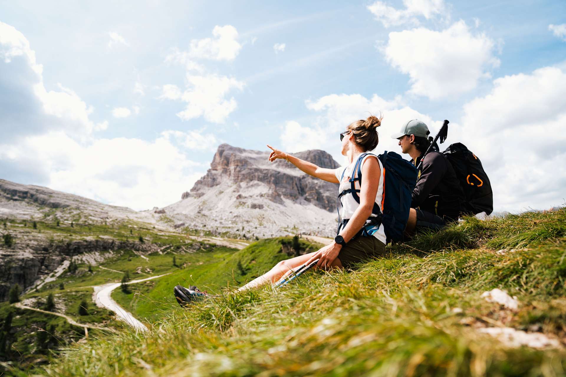 Coppia in vacaza_trekking in 5 torri