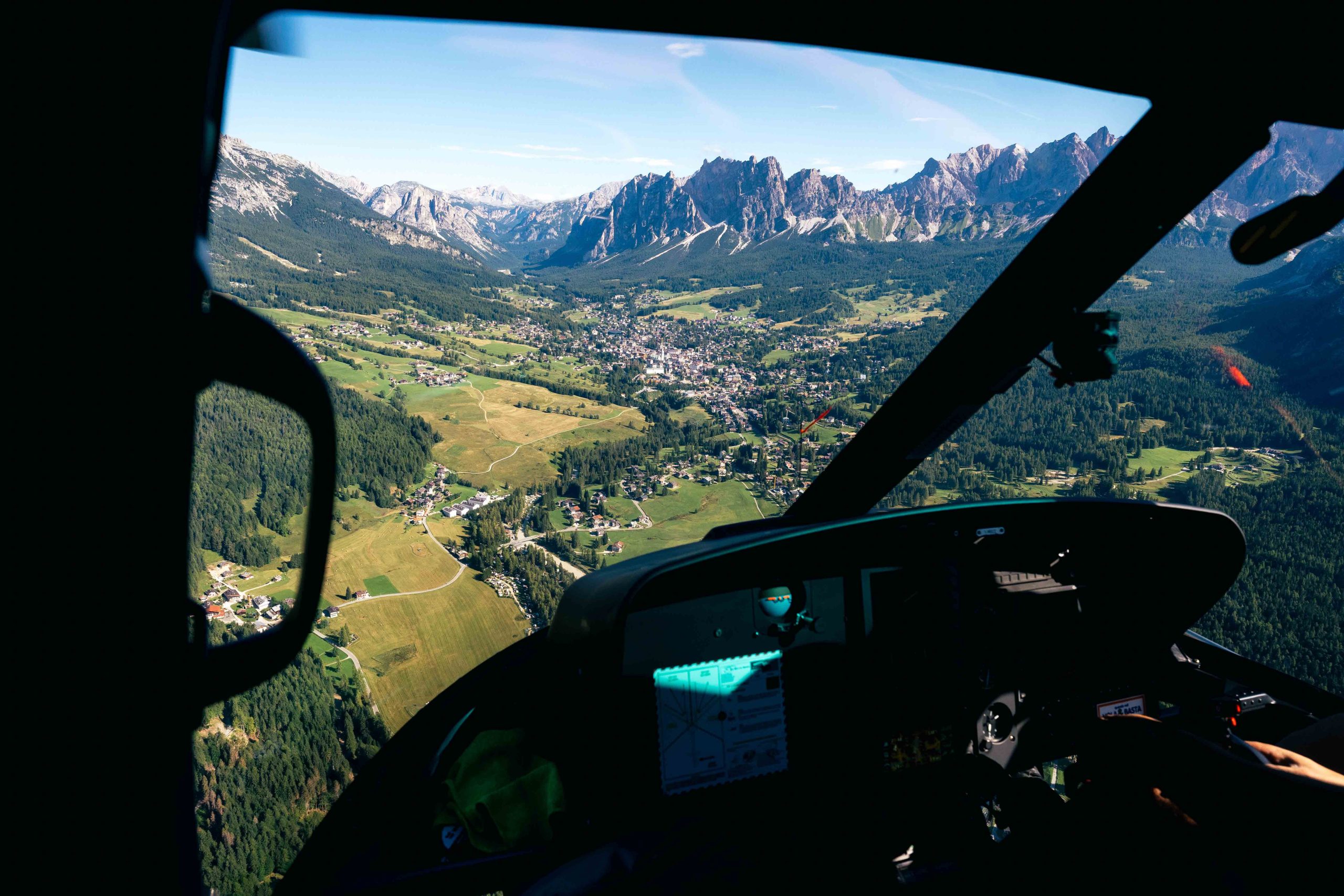 Cadore dall'elicottero. Agosto 2023.