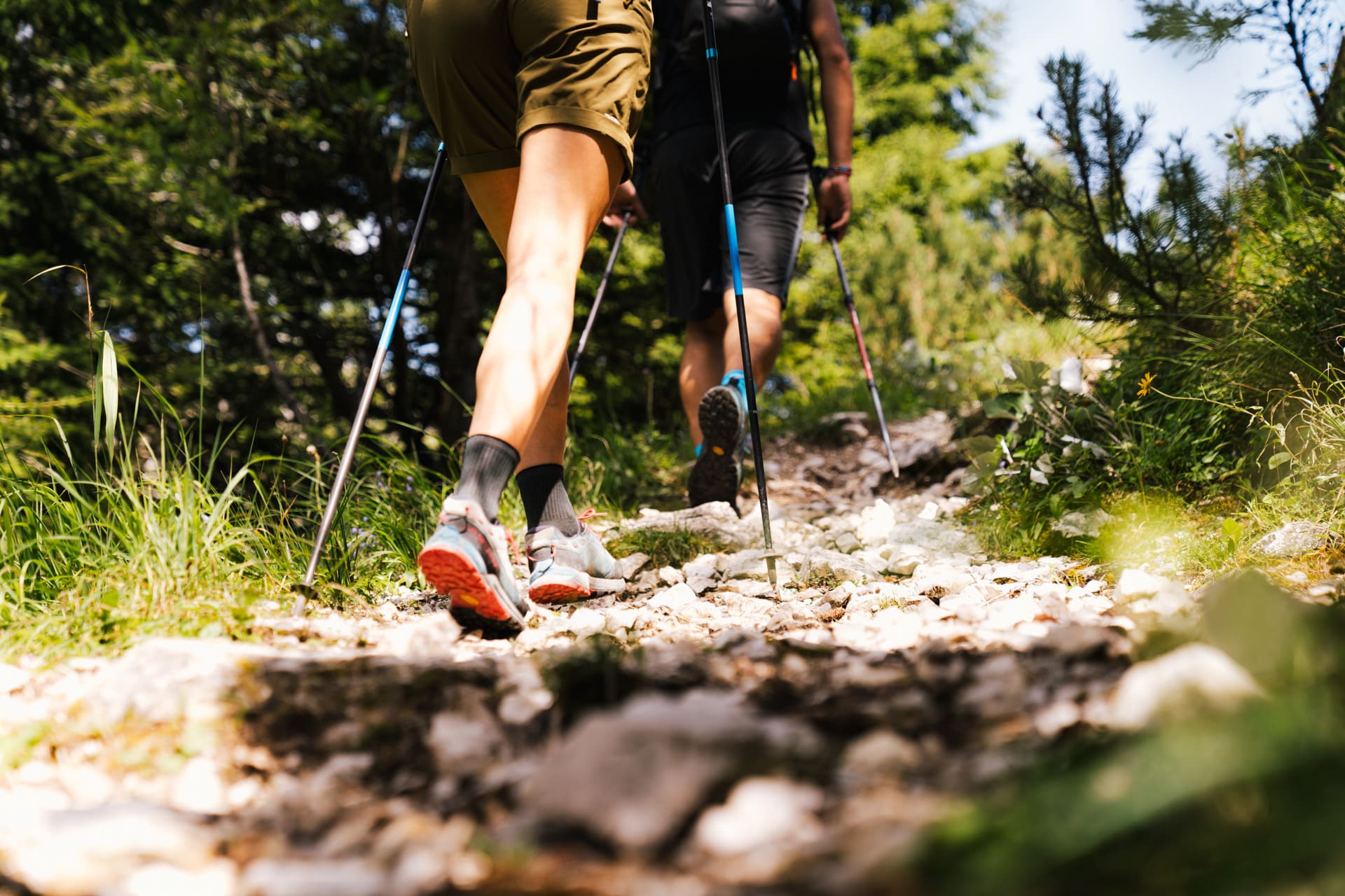 Hiking trekking a Cortina