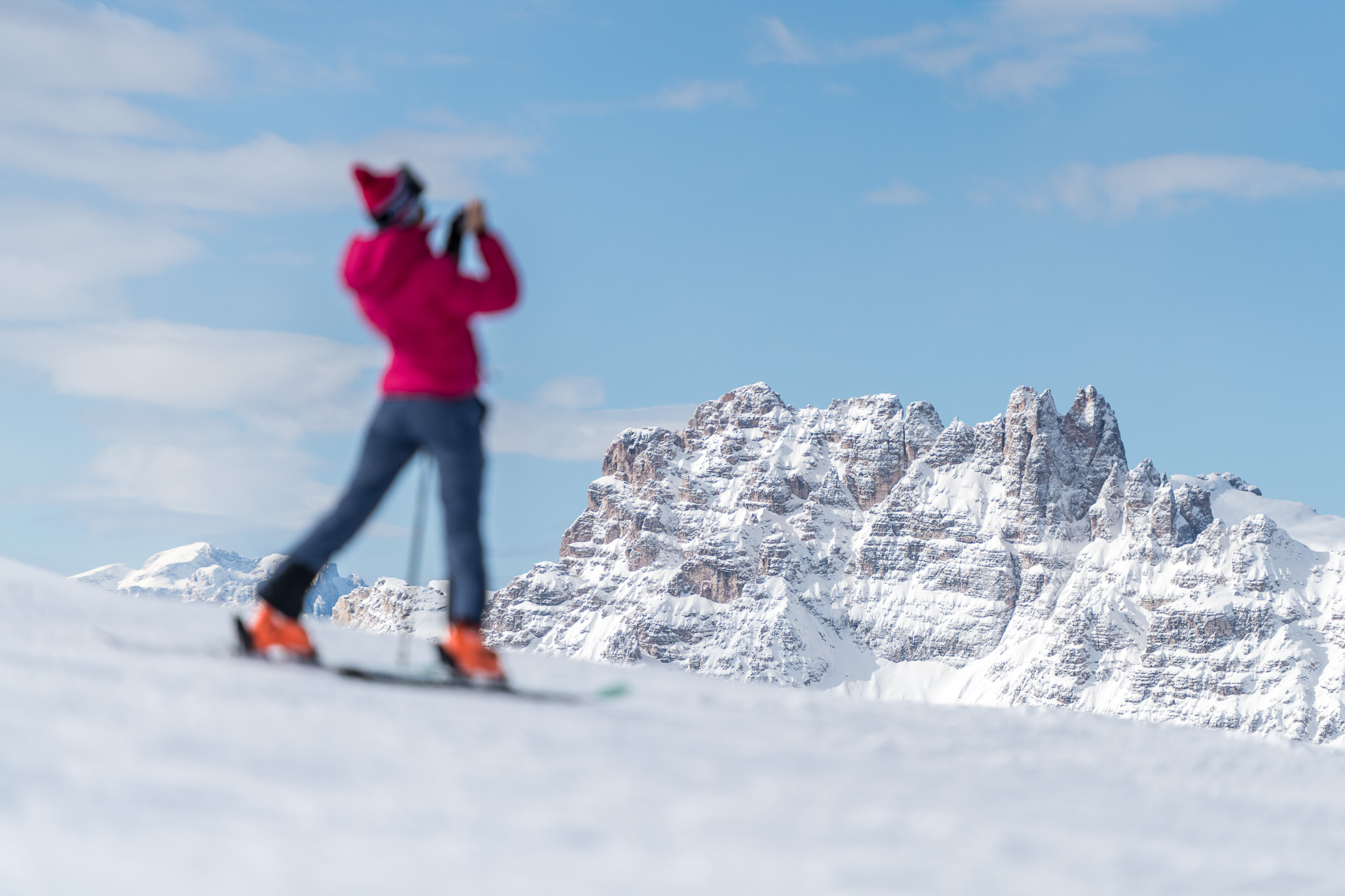 Sci alpino primaverile Cortina